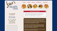 Desktop Screenshot of jakesfalafel.com